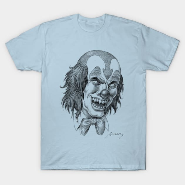 Evil Clown T-Shirt by Paul_Abrams